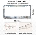 thumbnail image 4 of GZHJMY Christmas Snowman License Plate Frames Set of 2, Universal Aluminum License Plate Holders 2 Holes Car Tag Frames Automotive Exterior Accessories with Screw Caps Decorative, 4 of 7