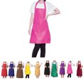 thumbnail image 4 of Tablier Col Halter Design Simple Couleur Unie Polyester Tablier Serveur Col Halter Baker Chefs Bavoir Complet Poche avant, 4 of 6