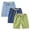 Blue, variant on LLYwey 3 Pack Girls Bermuda Shorts with Pockets, Toddler Boys Drawstring Elastic Waist Pull on Short Pants Casual Solid Color Knee Length Bermuda Shorts for Summer, New-Md88, Blue, 2T