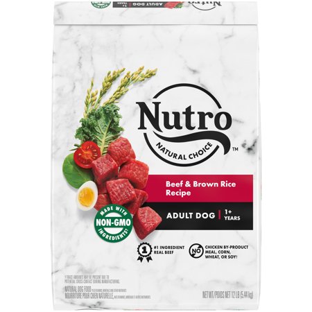 UPC 079105129657 product image for NUTRO NATURAL CHOICE Beef & Brown Rice Flavor Dry Dog Food for Adult Dog  12 lb. | upcitemdb.com