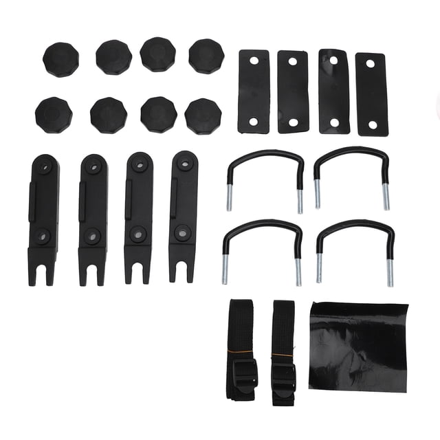 Car Rooftop Cargo U Bolt Clamps, 23PCS Roof Box U Bolt Clamps for Vehicle