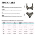 thumbnail image 6 of Daiia Rose Flowers Women's Bikini Set Two Piece Swimsuit High Waisted Bikini Adjustable Straps Bikini Perfect for Beach, Pool, and Summer Vacation-, 6 of 9