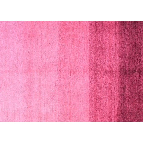 Ahgly Company Indoor Rectangle Abstract Pink Modern Area Rugs, 2' x 5'