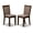 Coffee, variant on Atlin Designs Linen Fabric Coffee/Jacobean Dining Chair Rectangular High Back 37" Unassembled