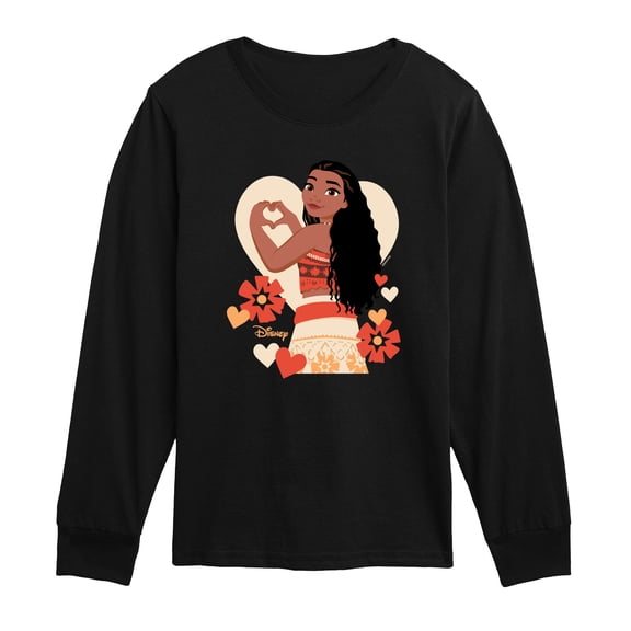 Moana - Love Moana - Toddler Boys Long Sleeve Graphic T-Shirt