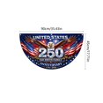 thumbnail image 3 of Independence Day Banners Decoration Semi-circular Polyester Flag Decoration Americans Independence Day Party Outdoor Flag, 3 of 6