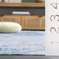 thumbnail image 4 of SAFAVIEH Malibu Dalia Distressed Polyester Runner Rug, Beige/Turquoise, 2'6" x 8', 4 of 7
