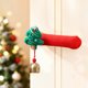 thumbnail image 1 of Manija de puerta de fibra de poliéster Gl Oves Decoraciones navideñas Decoraciones navideñas para puertas Decoraciones de Halloween Decoración de otoño Decoración del hogar Adornos navideños, 1 of 6