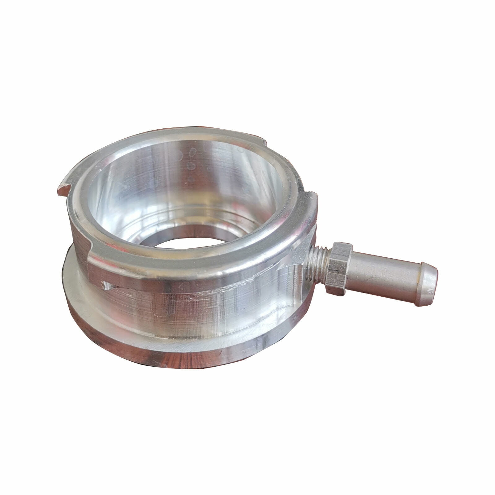 Aluminum Weld On Radiator Filler Neck ID 41mm OD 56mm Natural