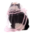 thumbnail image 4 of Pet Veil Creative Decorative Lace Bow Hair Clip Design Pet Wedding Veil for Dogs, 4 of 7