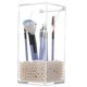 thumbnail image 5 of Soporte para brochas de maquillaje Sooyee con tapa y perlas blancas, 5 of 7