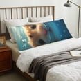 thumbnail image 4 of Balery Cute Swimming Guinea Pig Funda Protectora para Almohada Corporal de Algodón Hipoalergénico con Cierre(55 x 21 pulgadas), Almohadas No Incluidas, 4 of 7