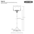 thumbnail image 3 of Tablero Basquetbol 44 pulgadas Ajustable Portatil Lifetime, 3 of 4
