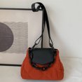 thumbnail image 1 of Bolso acolchado para mujer Correa ajustable con cerrojo Bolso de viaje para mujer (rojo), 1 of 9