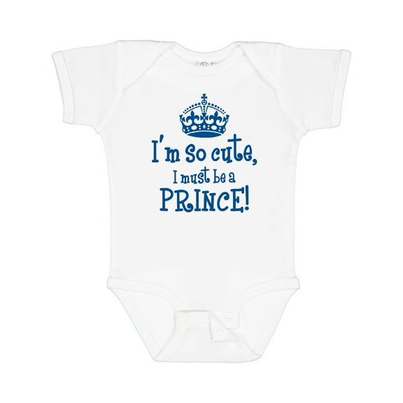 Inktastic So Cute Prince Boys Baby Bodysuit