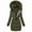 Army Green-01, variant on Womens Puffer Sherpa Jackets Winter Warm Coat Mid Long Quilted Fleece Down Jacket Hooded Thick Anorak Parka Outerwear