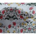thumbnail image 4 of oneOone Viscose Chiffon Fabric Leaves & Floral Block Print Fabric BTY 42 Inch Wide, 4 of 4
