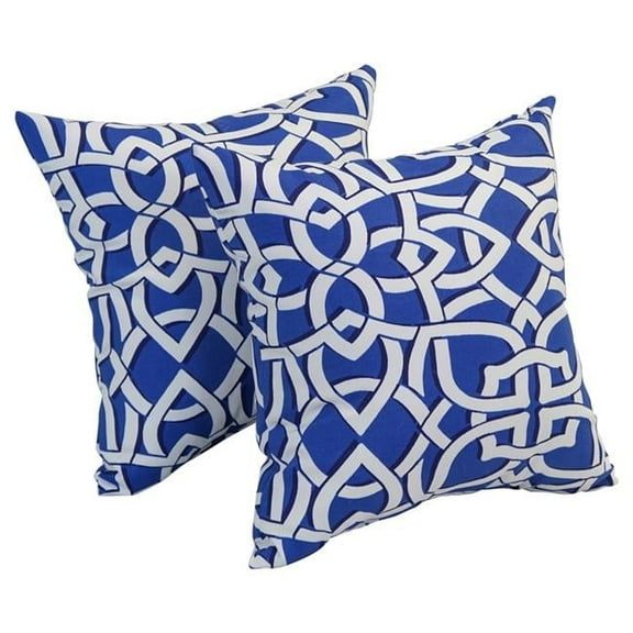 17-inch Square Polyester Outdoor Throw Pillows (Set of 2) 9910-S2-OD-147