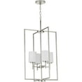thumbnail image 6 of Replay Collection Four-Light Black Etched White Glass Modern Pendant Light, 6 of 10