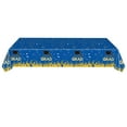 thumbnail image 2 of CoreLiving Plastic Table Cover for Graduation Parties Disposable Blue and Gold Rectangle Tablecloth 54in x 108in Graduation Season Decorations, 2 of 7
