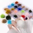 thumbnail image 2 of De Bolas Esponjosas De Pompones Para Uñas En 3D, Puntas Acrílicas Magnéticas Desmontables, Adornos De Bolas, Accesorios De Manicura Para Decoración De Uñas Diy 24 Uds. Speravity CE007544-02, 2 of 6