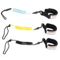 thumbnail image 4 of Kayak Paddle Rope Anti-lost Coiled Spring Leash Surfboard Leg Foot Ankle Rope Surfing Accessory, Black, 4 of 9