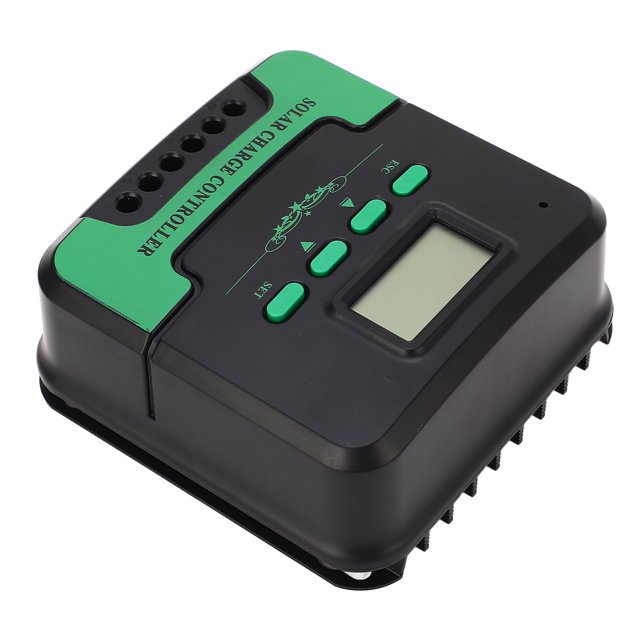 Contrôleur Solaire 12V 24V Écran Adaptatif LCD Régulateur de Charge Solaire 5V 3A Sortie USB