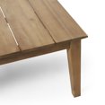 thumbnail image 4 of GDF Studio Elmcrest Outdoor Acacia Wood Coffee Table, Light Brown, 4 of 9