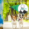 thumbnail image 3 of 2 Dog Leash,Double Dog Leash Coupler Tangle Free Bungee Dog Leash, 360° Swivel No Tangle Double Dog Walking & Training Leash, Comfortable Shock Absorbing Reflective Bungee Lead Walk 2 Dogs with Ease, 3 of 7