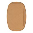 thumbnail image 4 of Kate and Laurel Zayda Danish Oval Framed Wall Mirror, 24 x 36, Gold, Metal Minimalist Oval Mirror with Rounded Curves, 4 of 7