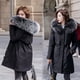 thumbnail image 1 of Abrigo acolchado de algodón suelto de longitud media Abrigo de invierno para mujer Abrigo acolchado de algodón adelgazante de corte entallado de moda, 1 of 5