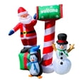 thumbnail image 2 of Abbracc Christmas Inflatables Collections Christmas Decoration Patio with LED Lights E, 2 of 9