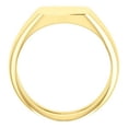 thumbnail image 2 of FB Jewels 14K Yellow Gold Men's Signet Rope Ring, 2 of 3