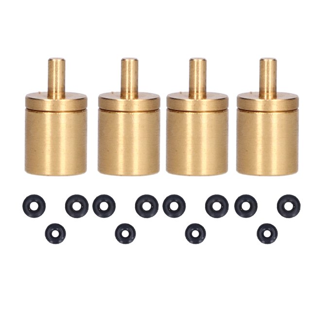 Adaptador de válvula de carga, válvula de inflado de 4 piezas Accesorios de inflado de tanque de aire duraderos Válvula de carga Eleve su experiencia