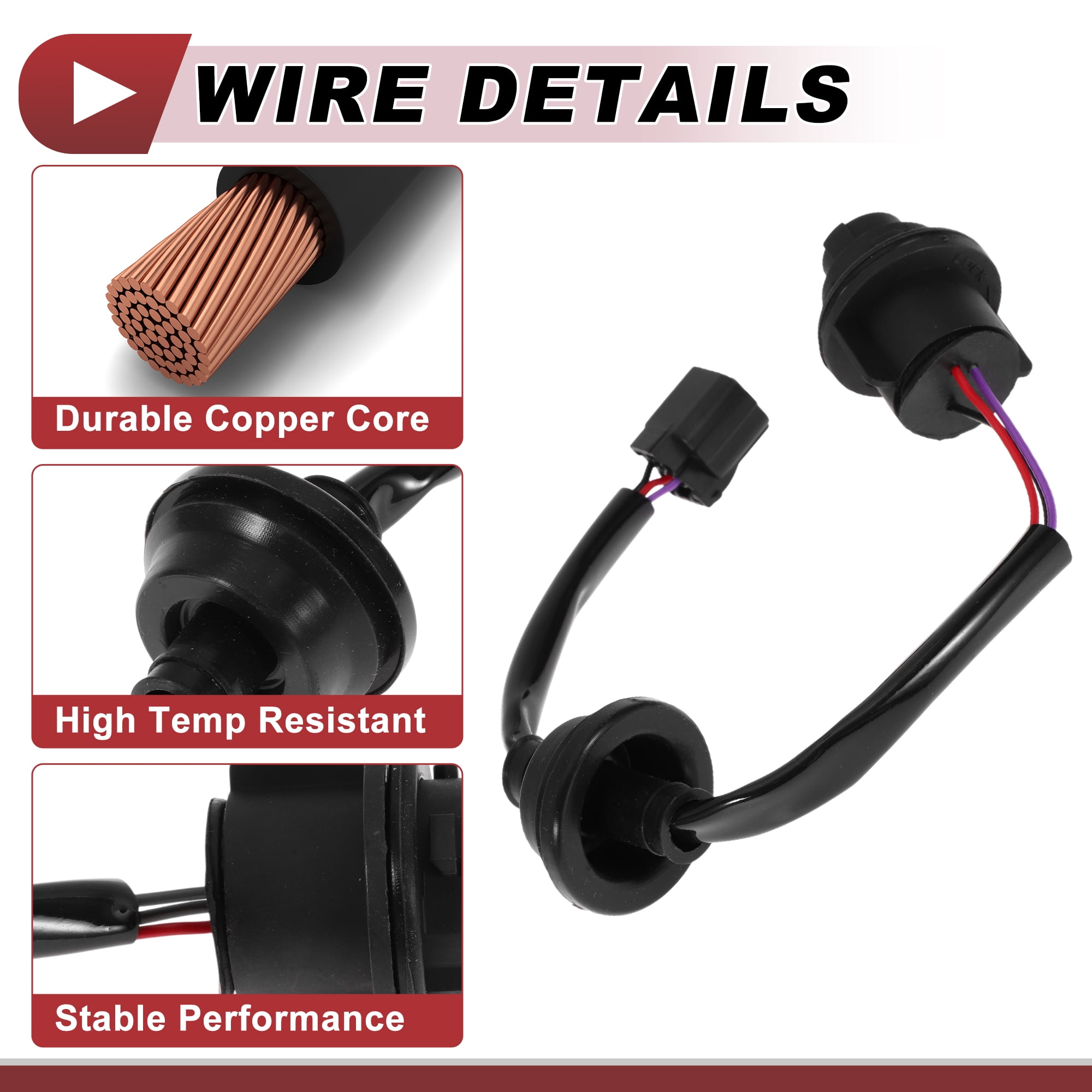 Unique Bargains Tail Light Socket Wiring for Kia Forte 2019-2024