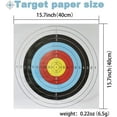 thumbnail image 4 of Runzkzy Target Paper 40cm*40cm/15.7 Inches 10 Ring Target Paper for Target Practice and Shooting, 4 of 9