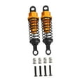 thumbnail image 5 of MERIGLARE 4x Shock Absorbers 1/12 1/16 Scale Metal Replacement Sturdy Upgrade Parts 55mm Dampers RC Shocks for D90 MN82 MN98 MN99S C24 , Gold, 5 of 8