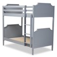 thumbnail image 3 of Bowery Hill Contemporary Twin Size Grey Finished Wood Bunk Bed, 3 of 7