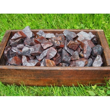 1000 Carat Lots of Unsearched Natural Hematite Rough   a FREE Faceted Gemstone