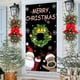 thumbnail image 1 of Cubrepuertas navideño de 89 x 200 cm - Diseño de Papá Noel - Decoración navideña para la puerta - Decoración para fiestas y festivales, 1 of 6