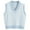 Blue, variant on Babysbule Women's Fashion Sweater Fashion Women's Casual V-Neck Pullover Shirt Collision Color Sleeveless Sweater Vest