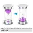thumbnail image 4 of Unique Bargains 20 Minute Sand Timer, Sandy Clock, Count Down Sand Glass, Purple Sands, 4 of 5