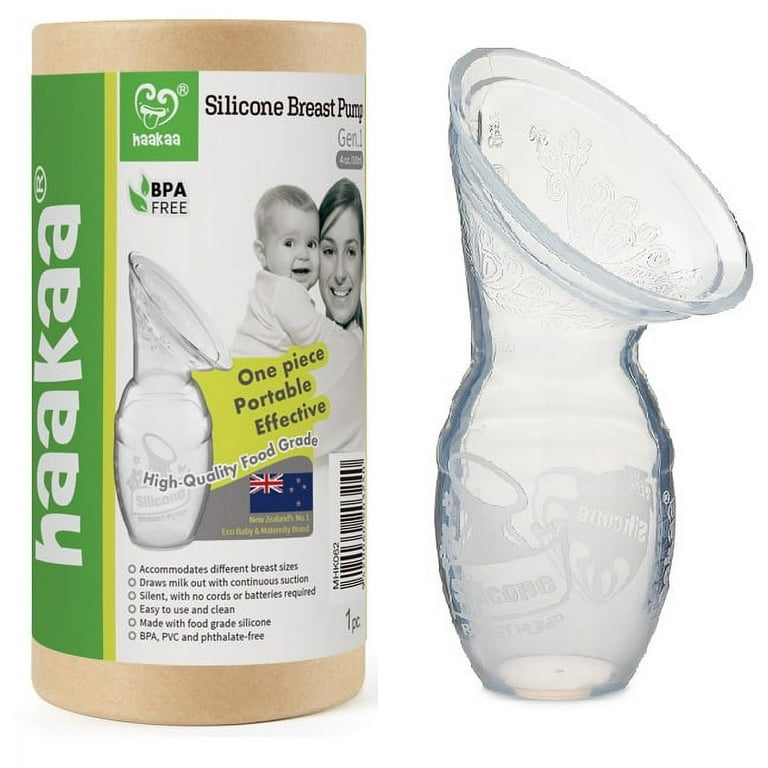 Haakaa Generation 1 Silicone Breast Pump 4 oz, — Breastfeeding