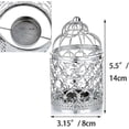 thumbnail image 2 of 4 Pcs Decorative Lanterns Candle Holder Hanging , Silver, 2 of 5