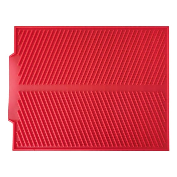 Dish Drying Mat,Foldable Drainage Silicone Drainage Mat 16X13 Inch for Kitchen