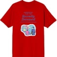 thumbnail image 4 of Beetlejuice Handbook For The Recently Deceased Men's Red Crew Neck Short Sleeve Tee-Small, 4 of 6