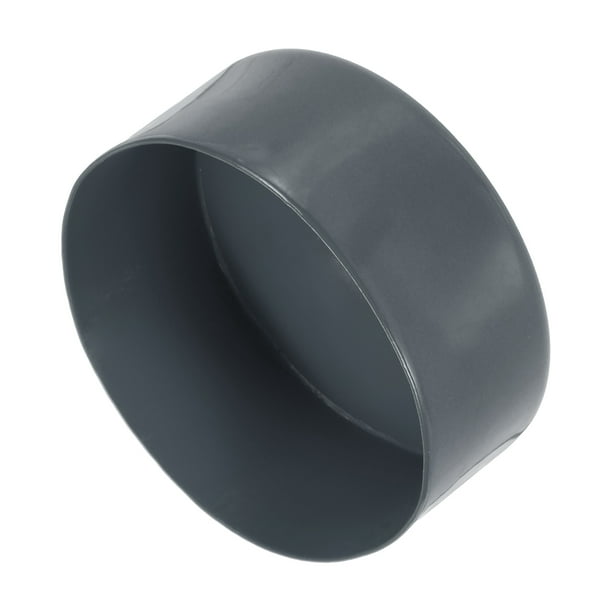 Tapas de extremo de goma Uxcell de 115 mm (4 1/2") ID, protectores de tuberías y postes de cercas, tapas flexibles para tuberías industriales, tubos de metal, cercas exteriores, gris oscuro