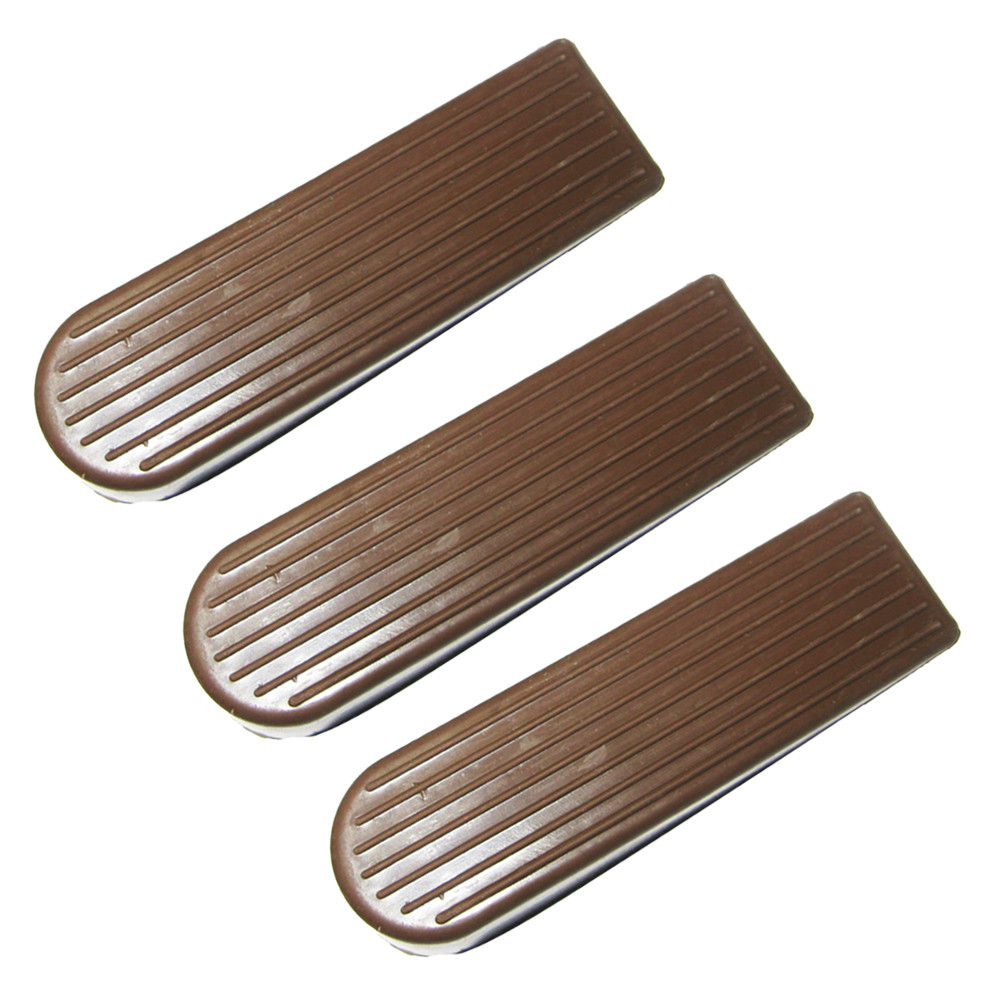 3Pcs Heavy Duty Rubber Door Wedge Stops Stopper Home Office Walmart