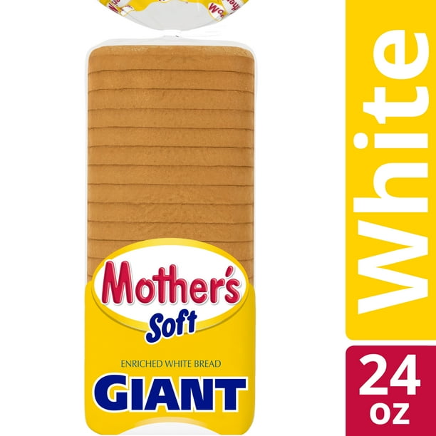 Mother's Soft Giant White Bread, 24 oz