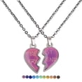 thumbnail image 2 of Collar Con colgante jinwen Colorido Moda Romántico Pareja, 2 of 8
